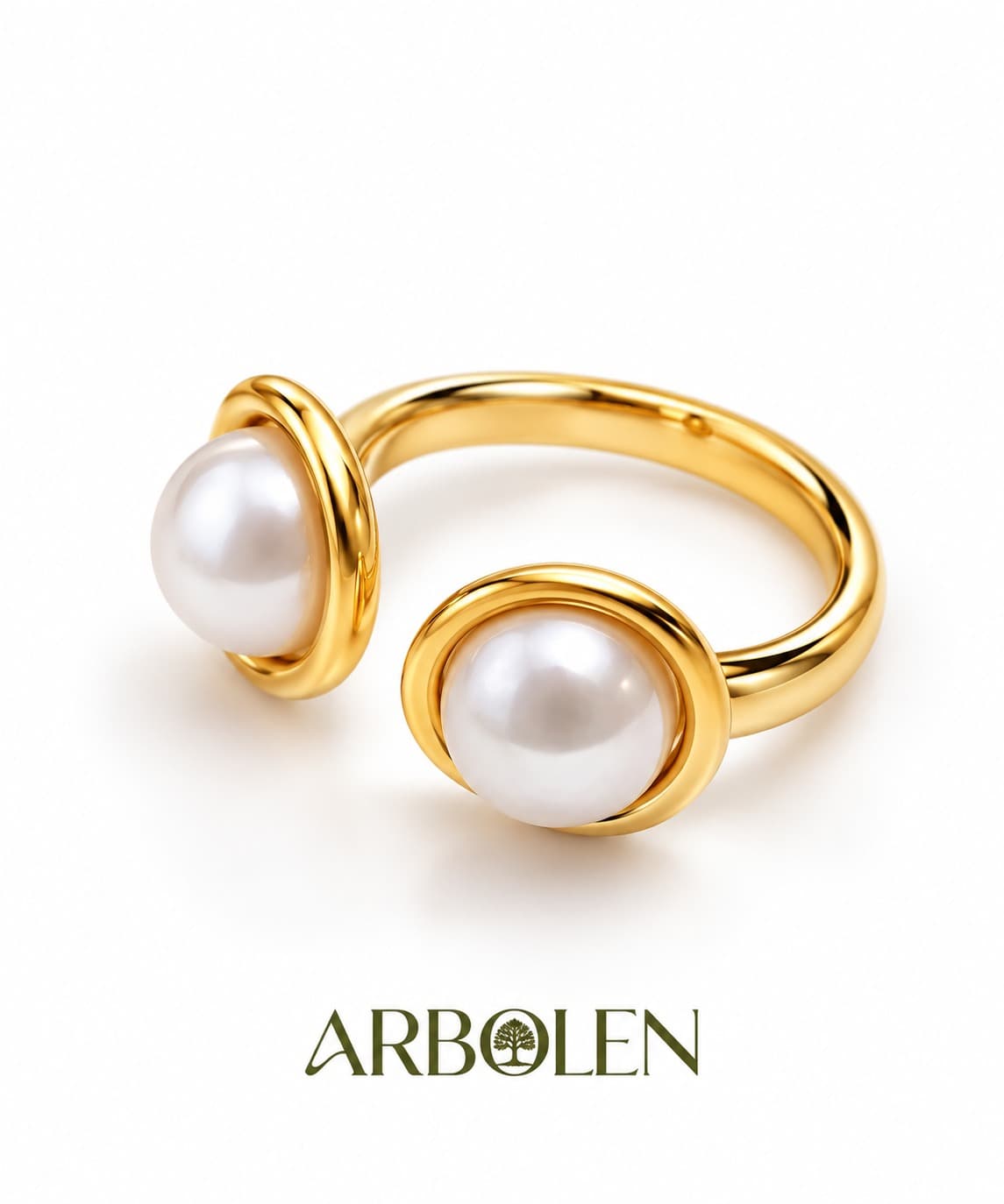 Anillo perlas