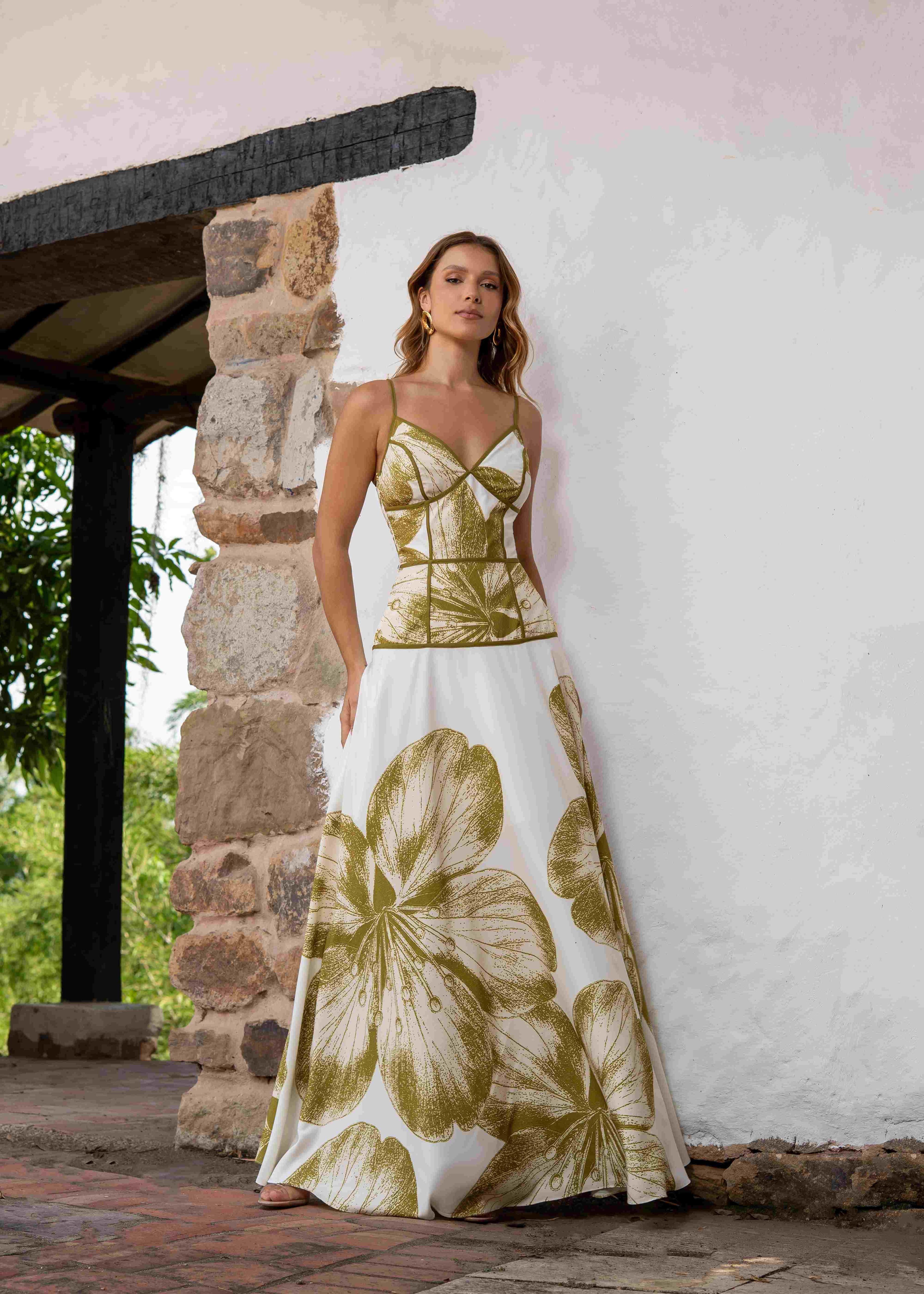 VESTIDO CHIARA PISTACHO