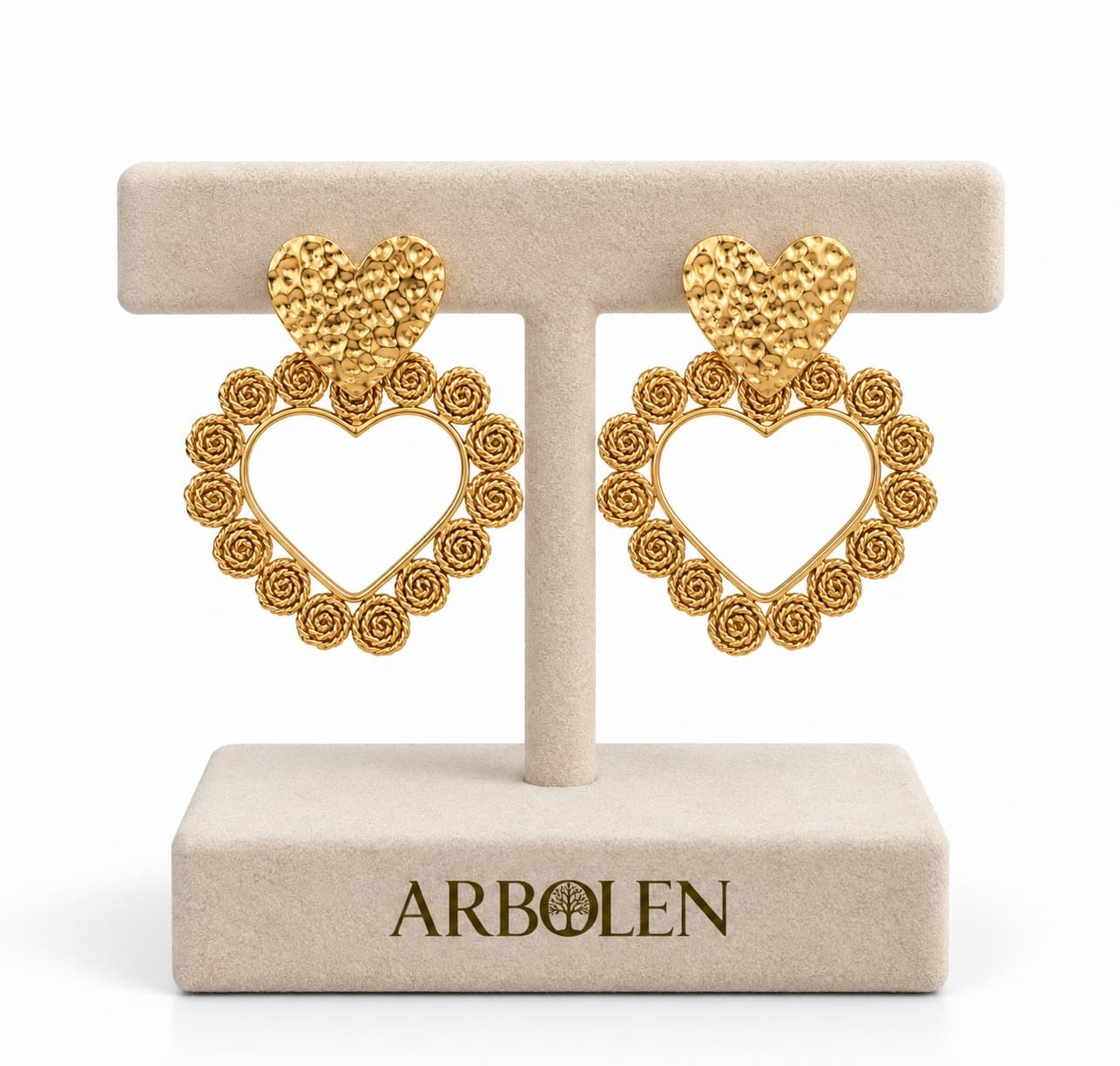 ARETES REINA DE CORAZONES