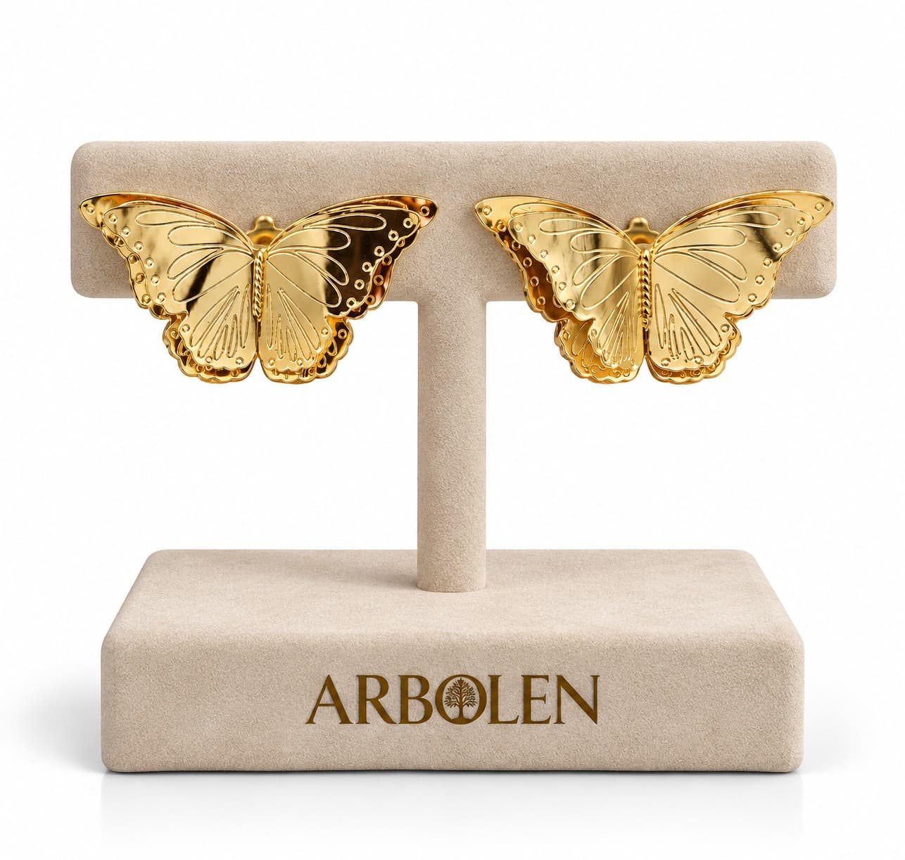 ARETES VUELO DORADO