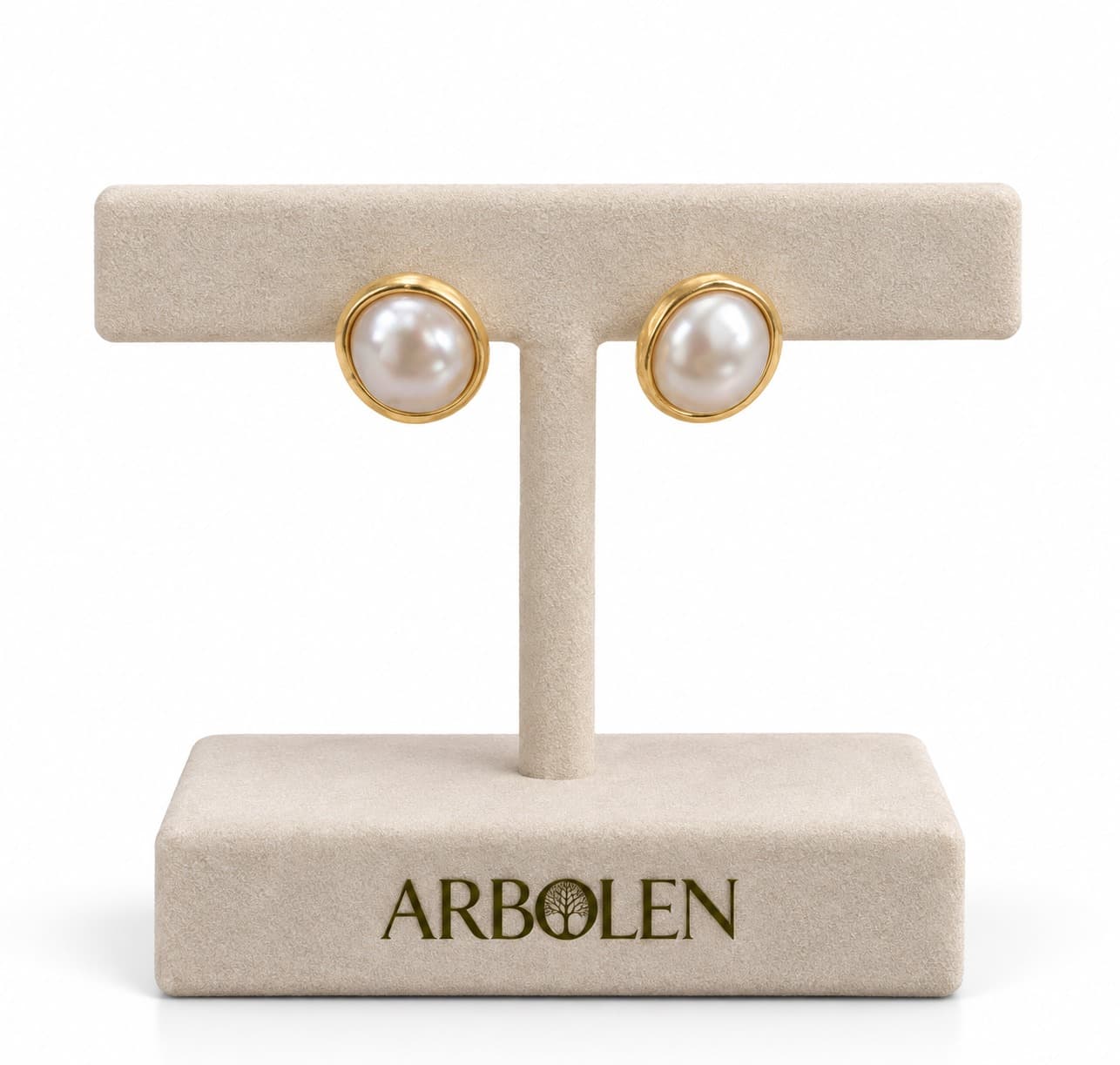 ARETES PERLA REAL